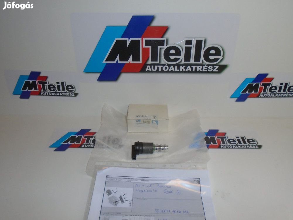 [GYÁRI ÚJ] BMW - MÁGNES SZELEP - ÖSSZES "E" BENZINES - 11367560462